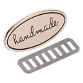 thumbnail image 1 of Metal Handmade Tag Labels, Hand Made Labels Hand Made Labels Multiple Colors Available Environmentally Friendly Exquisite Tag DIY Bag Label for DIY Bags Wallets, 1 of 7