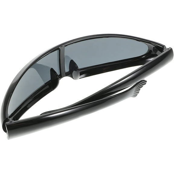 QIFULL Wrap Around Sunglasses Women Black PC Wind Protection Running Driving 1Pcs Back to School