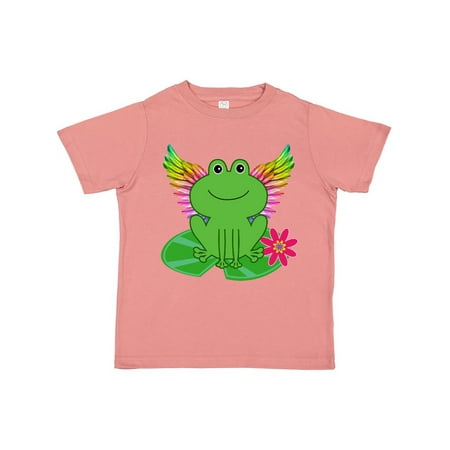 

Inktastic Frog Lily Pad Wings Gift Toddler Toddler Girl T-Shirt