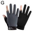 thumbnail image 1 of Gants de Pêche à Deux Doigts Gants de Sport à Écran Tactile pour Cyclisme Randonnée Conduite, 1 of 2