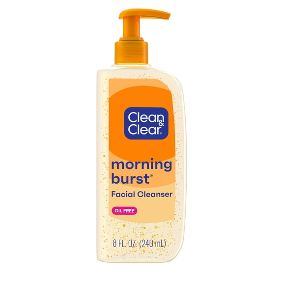 Clean & Clear Morning Burst Oil-Free Gentle Daily Acne Face Wash, 8 fl. oz