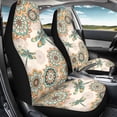 thumbnail image 3 of Garronmavis Mandala Dragonfly Car Front Seat Covers Set Thin Car Seat Cover Set of 2 Thin Interior Accessories Easy to Install Universal Fit, 3 of 7