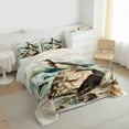 thumbnail image 3 of jejeloiu Flying Mallard Duck Queen Comforter Set,Wild Animal Bedding Sets,Natural Scenery Bedding Comforter Set For Kids,Breathable Home Decor Reversible,3-Piece, 3 of 8