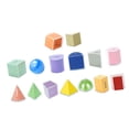 thumbnail image 4 of FashionCha 9 Pieces Geometric Solid Blocks 3D Shapes Pattern Blocks Math Manipulatives Set Disassemblable Models with Surface Area Volume Exploration Suitable Fo 12pcs, 4 of 8