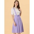 thumbnail image 2 of INSPIRE CHIC Vestido General De Cintura Elástica Con Tirantes Y Tirantes Para Mujer Violeta M, 2 of 5