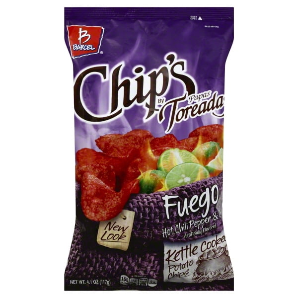 Barcel Fuego Flavor Burst Potato Chips, 4.1 oz