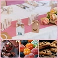 thumbnail image 5 of 24 cajas de regalo para fiestas en casa, 2 colores, 2.8x2x4.9", cajas de almacenamiento de dulces con forma de casa, con cinta, estuches de papel huecos para golosinas., 5 of 5