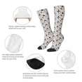 thumbnail image 6 of Lsque Pirate Skull And Anchor Printed Crew Socks Men's Women's LightWeight Thin Casual Calf Socks ,Knee High Socks,Cotton Socks, 6 of 9