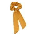 thumbnail image 2 of Cintas para el Cabello para Mujer Hair Scrunchie Ponytail Banda Elástico Decoración de Bolsos Fiestas Amarillo, 2 of 9