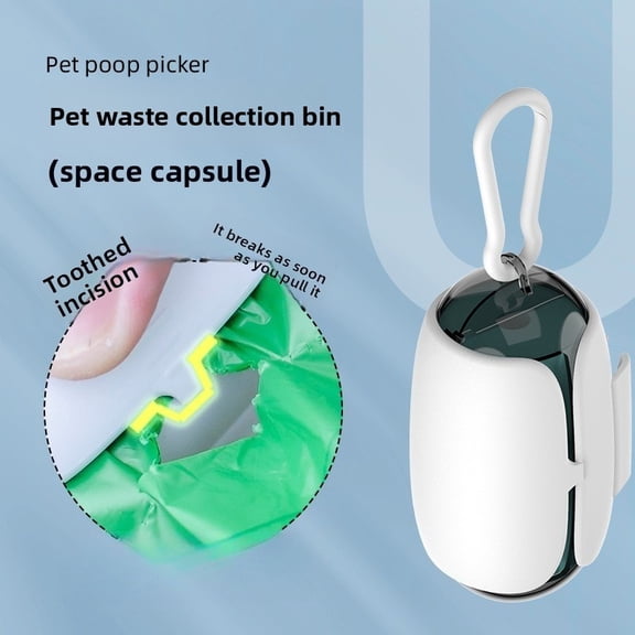 Pet toilet, biodegradable pet garbage bag, portable feces bag, dog poop bag dispenser, pet supplies