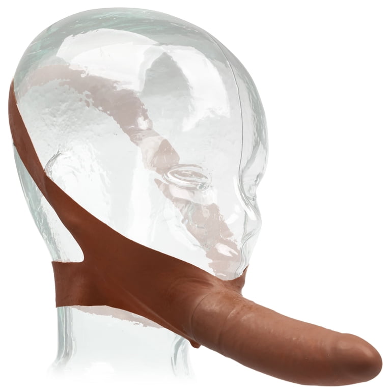 the accomodator sex toy Shop Accommodator Latex Dong Hands Free Strap-On at Hart's Desires main image 1