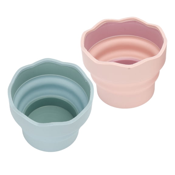 FitBest Foldable Silicone Pen Washing Bucket Watercolor Acrylic Oil Painting Gouache Bucket