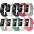 thumbnail image 1 of MYKOMI Bands Compatible with Fitbit Charge 5 ＆ Charge 6 Replacement Wristbands for Women Men Small Large, 1 of 7