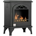 thumbnail image 4 of HOMCOM Ethanol Fireplace, 9.75" Freestanding Stove Heater 0.4 Gal Max 470 Sq. Ft., Burns up to 3 Hours, Black, 4 of 11