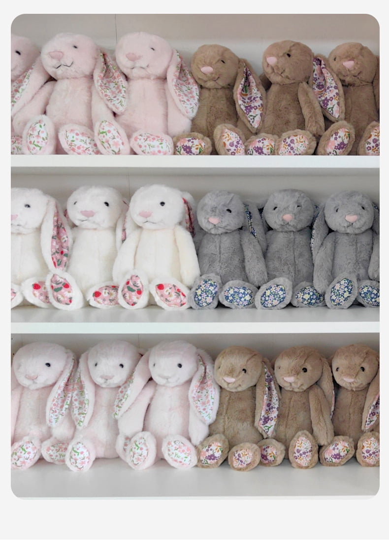 Easter Decorations Cute Bunny Plush Toys,Easter Basket Stuffers Toys for Kids,Bunny Stuffed Animals,Easter Party Favors Gift