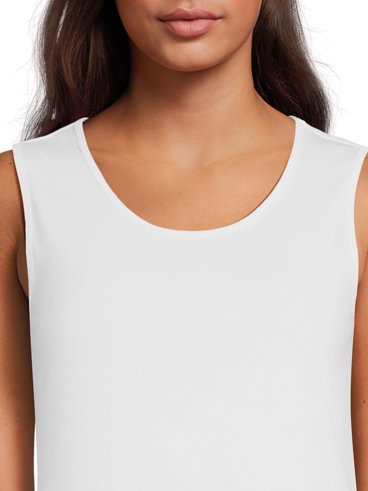 RealSize Women's Rib Muscle Tank Top, Sizes XS-3XL