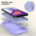 thumbnail image 4 of Slim Liquid Silicone Case for Moto G Stylus 5G 2023,with Scratch-Resistant Microfiber Lining Anti-Slip and Soft Silicone Protective Case for Motorola Moto G Stylus 5G 2023 (Purple), 4 of 7