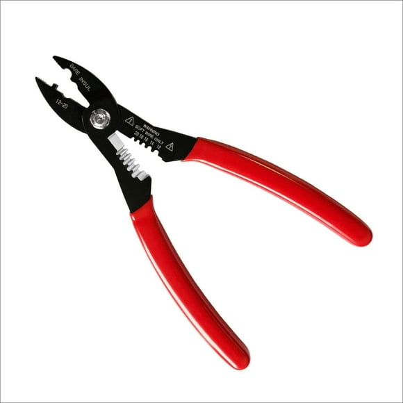 Compact 4-in-1 Multi-Purpose Wire Service Tool Electrician Pliers Gripper Cutter Crimper Wire Stripper Pliers