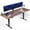 Vintage Brown/Black, variant on VIVO Electric 83" x 30" Stand Up Desk Workstation, White Table Top, White Frame