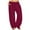 Wine 1, variant on XuJwPNcy Women's Palazzo Pants Wide Leg Casual Loose Drawstring High Waist Trousers with Pockets Fall