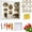 White, variant on DIY Mini Museum Silhouette Box  Shadow Box Frame Kit with Gold Mini Frames & Figurines, DIY Photo Family Memory Display Case Frame Silhouette Boxs for Anniversary Home Decor (Black)