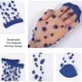 thumbnail image 3 of PTSPLLMY Sox Womens Girls Sheer Socks Mesh Lace Crew Socks Transparent See Through Ultra Thin Silk Nylon Dress Socks, 3 of 8