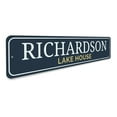 thumbnail image 3 of Lake House Last Name Novelty Decor, Metal Wall Sign - 4x18 Inches, 3 of 4