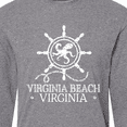 thumbnail image 4 of Inktastic Virginia Beach VA Nautical Long Sleeve T-Shirt, 4 of 5
