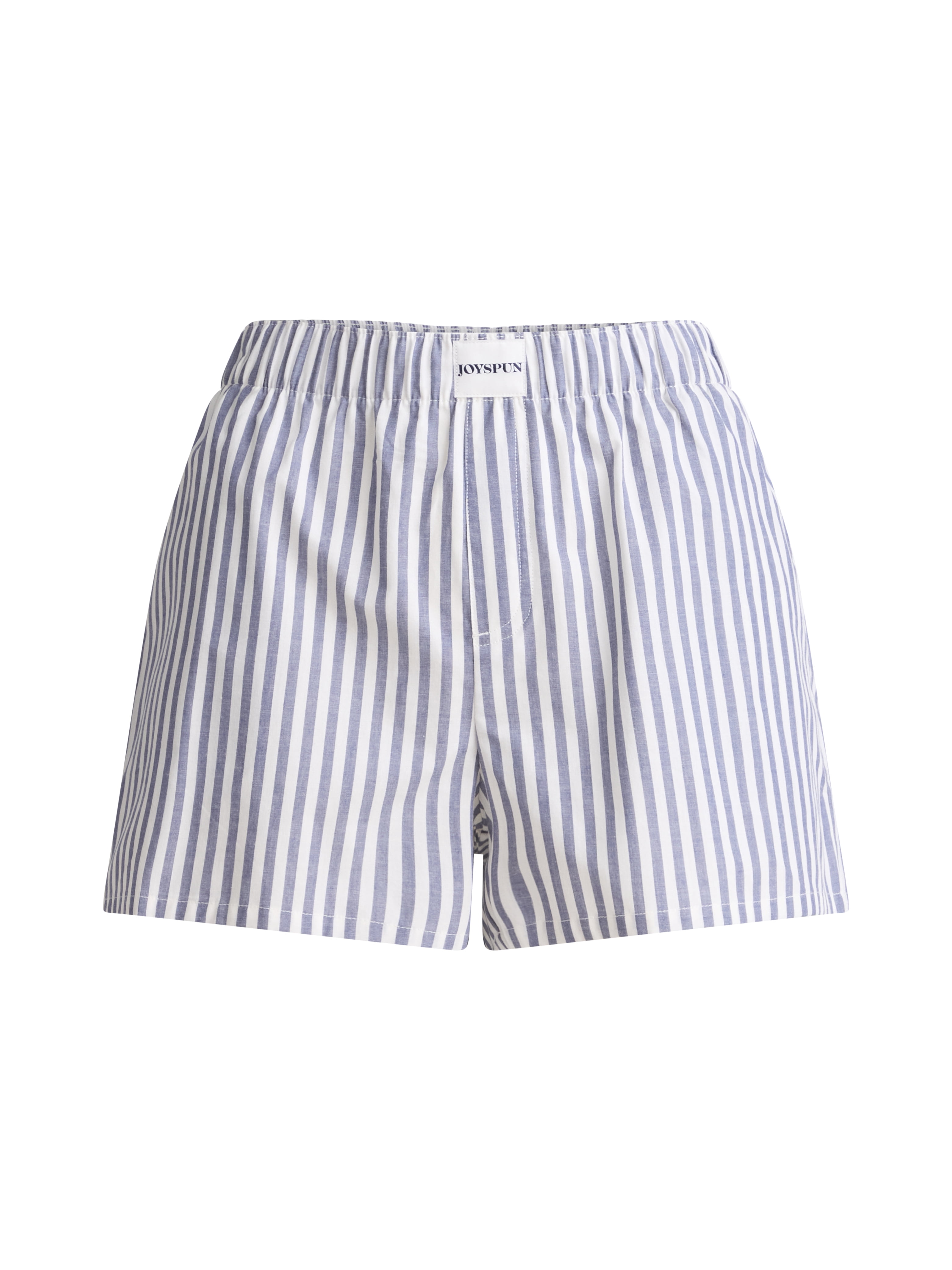 Joyspun Women's Poplin Pajama Boxer Shorts, 3'' Inseam, Sizes XS-3X