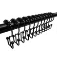 thumbnail image 1 of 12 Pack Shower Curtain Hooks, Rustproof Metal Double Glide Shower Curtain Rings for Bathroom Shower Curtains, 1 of 5