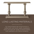 thumbnail image 2 of Maven Lane Arthur Traditional Wooden Console Table in Antiqued Grey Finish, 2 of 6
