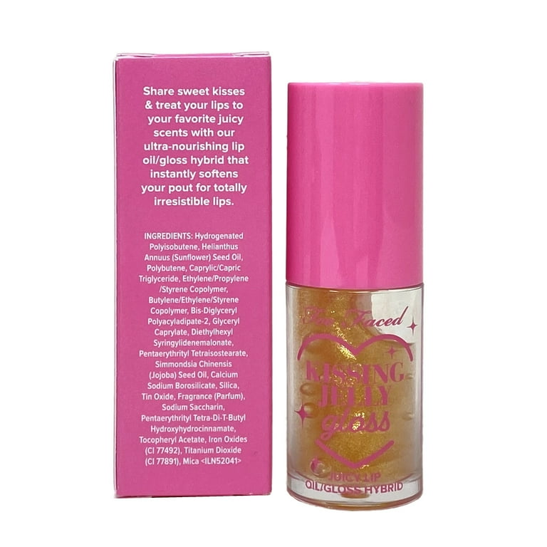 1回使用 美品 146cm COSMICSURF JELLY×kissmark Too Faced Kissing Jelly Gloss Juicy Lip Oil/Gloss Hybrid - Piña