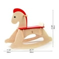 thumbnail image 2 of Hape Rock & Ride Wooden Rocking Horse in Beige, Adjustable,  Baby & Toddler, 2 of 6