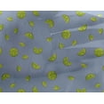 thumbnail image 3 of oneOone Georgette Viscose Fabric Lemon Slice Vegetable Print Fabric by The Yard 42 Inch Wide, 3 of 4