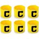 thumbnail image 1 of Brazalete de capitán de fútbol elástico de 6 piezas, bandas ajustables para jugadores de baloncesto y fútbol para adultos y jóvenes, 1 of 4
