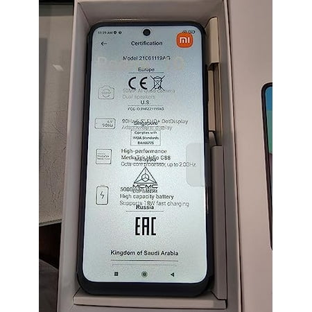 Xiaomi Redmi 10 2022 4G LTE (64GB + 4GB) LTE GSM Unlocked 6.5" 50MP Quad Cam (Tmobile Mint Tello and International Global) (Sea Glass)