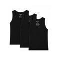 thumbnail image 6 of Gelante Men's Ribbed Cotton Tank Tops, 3-Pack, Sleeveless Undershirts, 6 of 6