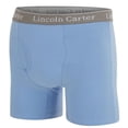 thumbnail image 3 of LINCOLN CARTER Men's Cotton Stretch Boxer Briefs, Pack of 5, Anti-Chafing, Soft, Cooling, Tagless - XL, Black/Navy/Red/Grey/Lt Blue, 3 of 6