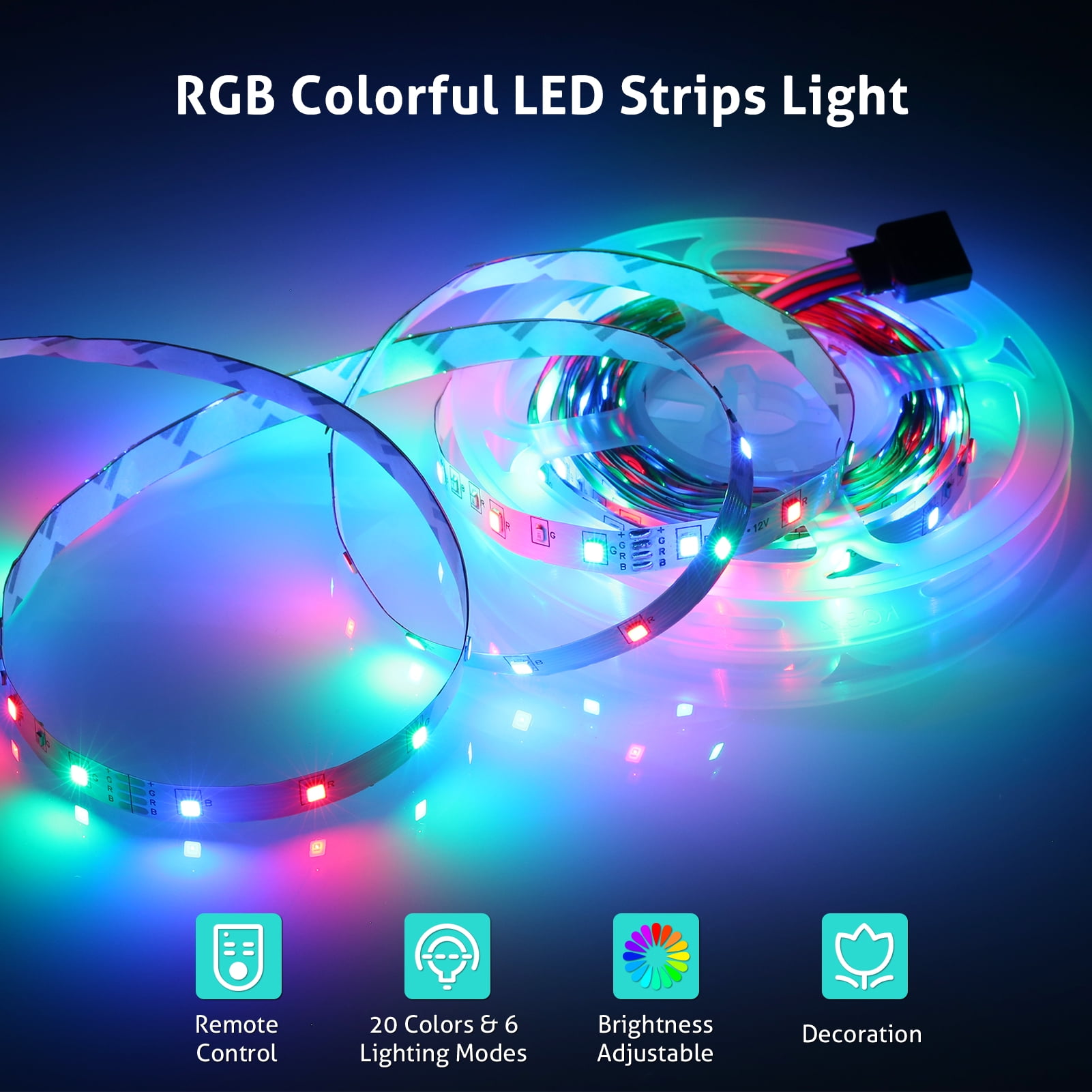 Ruban LED RGB Adhésive | LED Moment