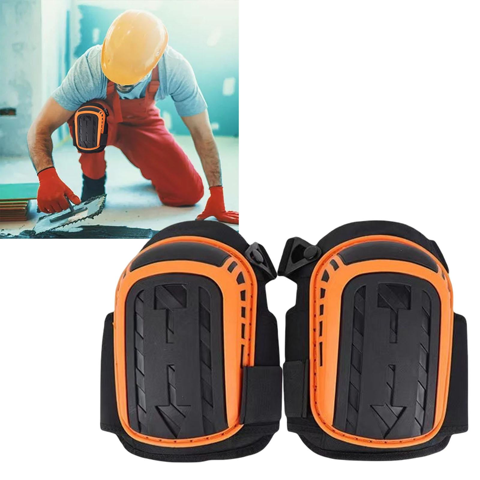 Professional Knee Pads for Work - Heavy Duty Foam Padding Kneepads for Construction, Gardening, Flooring with Comfortable Gel on to Save Knees