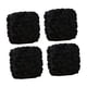 thumbnail image 2 of Hilo grueso de pompón, 4 bolas, cómodo para tejer a mano, hilo suave, hilo de peso para cojines, almohadas, bufandas, manualidades Negro, 2 of 8