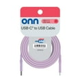 thumbnail image 6 of onn 6ft USB-C to USB-A Charging Cable, USB-IF Certified, Purple - Compatible with iPhone 16 Series, iPhone 15 Series, Samsung Galaxy, Note, Pixel Devices iPad Pro, & More, 6 of 6