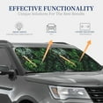 thumbnail image 4 of Naloa Lush Foliage Green Plant 2 Piece Foldable Car Sun Shades, Car Windshield Sunshade, Front Window Sunshade for Car, Truck, SUV - Medium, 4 of 7