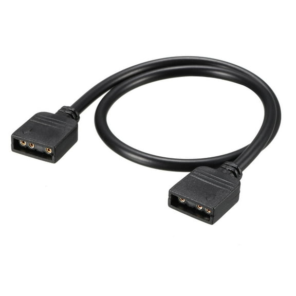 Uxcell 30cm Female to Female 3 Pin ARGB Splitter Cable for 5050 3528 LED