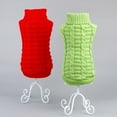 thumbnail image 6 of Fall Winter Dog Sweater Solid Turtleneck SweatersKnitwear Warm Small Pet Cat Sweater, 6 of 6