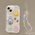 thumbnail image 4 of Samsung A34 A14 A04 A54 A04s A04E A24 A23 A13 A03 A52 A52s A03s A02s A12 A22 A51 A32 A50 A30s A50s 3D Flores Sólidas Borde Curvo Funda De Teléfono Cubierta Protectora Suave Con Cadena, 4 of 4
