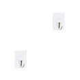 thumbnail image 4 of Toystoory 10 Pieces Stainless Steel Hook Portable Clothes Storage Wall-mounted PVC Brush Ball Hanger Mops Holder Bathroom Bath Kitchen Type2 NO2, 4 of 6