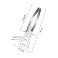 thumbnail image 5 of Stainless Steel Herb Stripper Tool Vegetable Kale Chard Rosemary Leaf Stripping, 5 of 6