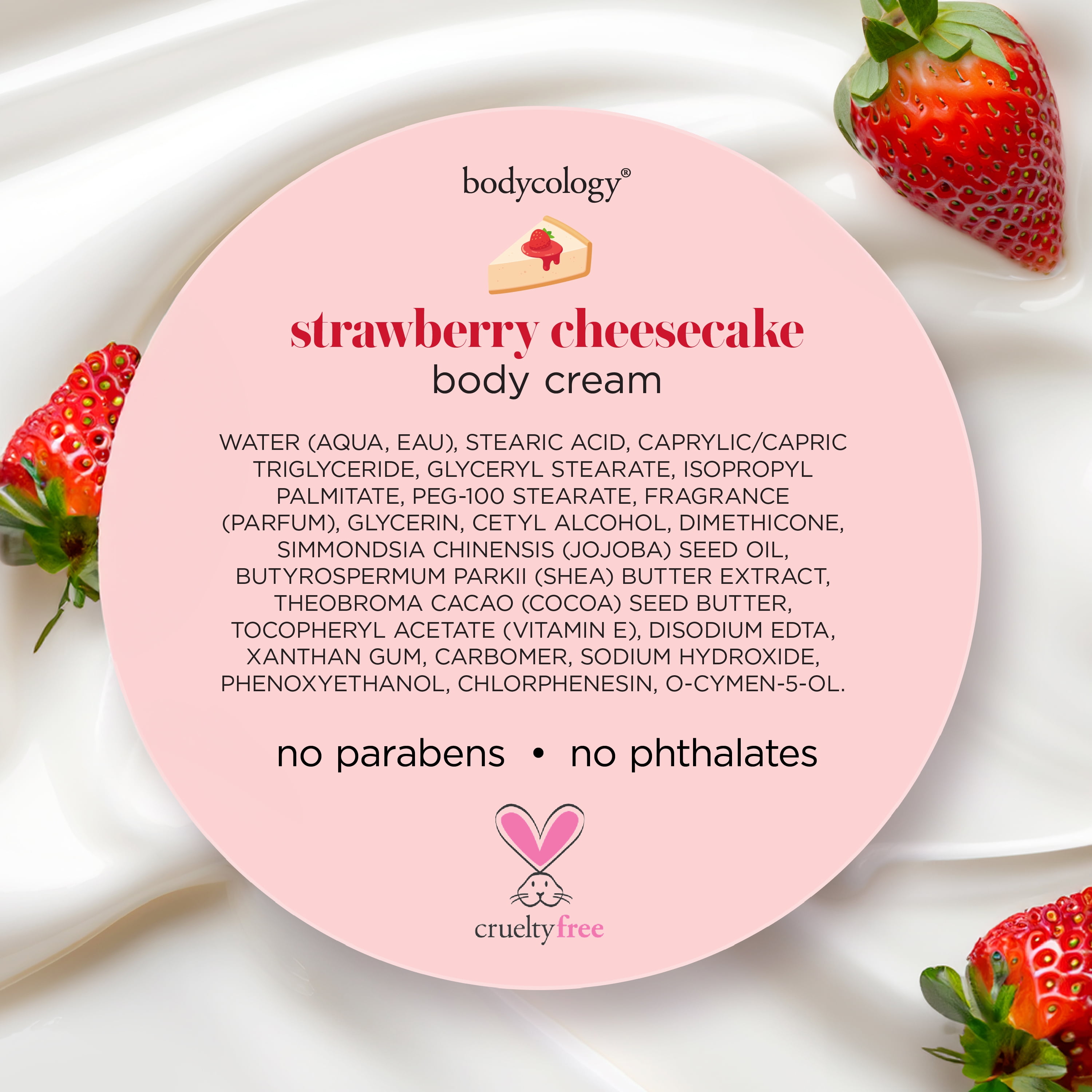 正規品販売！ Bodycology Strawberry Walmart.com - oz 8 Cream, Body Cheesecake ボディクリーム