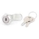 thumbnail image 1 of `Buzón del cajón del armario de seguridad Cam Cerradura pecho Bloqueo de leva tono de plata w Teclas Unique Bargains cerrojos para armarios y muebles, 1 of 2
